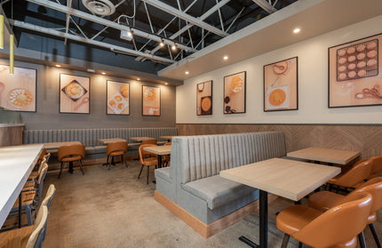 AMKO M5670 Orange Commercial Grade Restaurant Chair