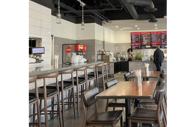 AMKO M5680BS Walnut Commercial Grade Restaurant Barstool