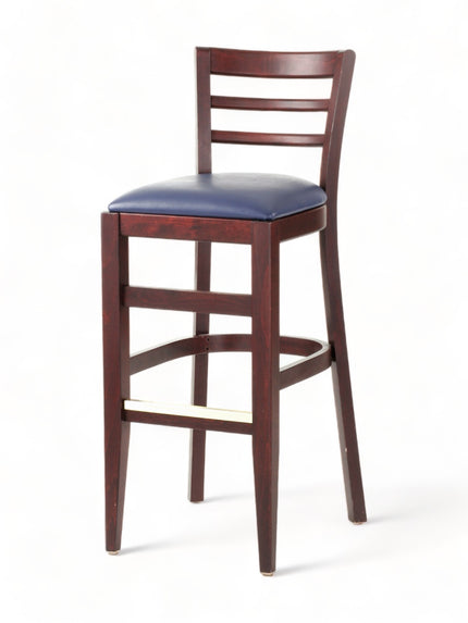 AMKO 1900P Restaurant Solid Wood Barstool