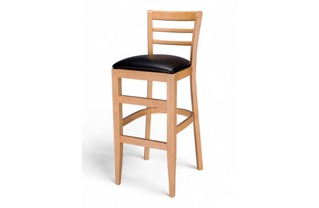 AMKO 1900P Restaurant Solid Wood Barstool