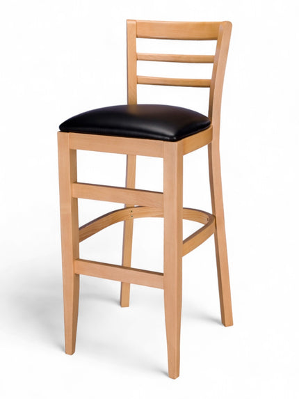 AMKO 1900P Restaurant Solid Wood Barstool