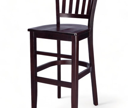 AMKO 1970P Restaurant Solid Wood Barstool