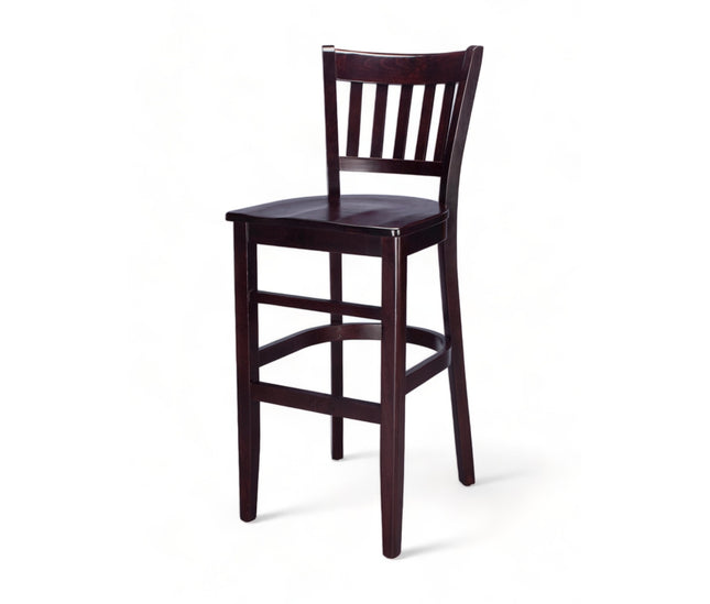 AMKO 1970P Restaurant Solid Wood Barstool