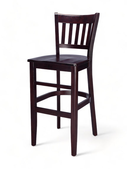 AMKO 1970P Restaurant Solid Wood Barstool