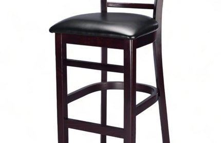AMKO 2015P Restaurant Solid Wood Barstool