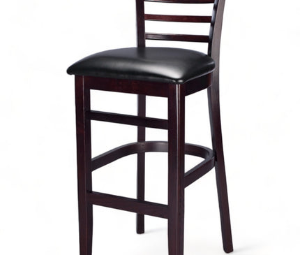 AMKO 2015P Restaurant Solid Wood Barstool