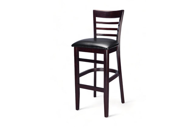 AMKO 2015P Restaurant Solid Wood Barstool