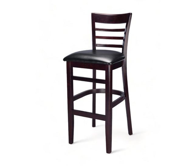 AMKO 2015P Restaurant Solid Wood Barstool