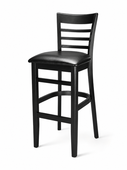 AMKO 2015P Restaurant Solid Wood Barstool