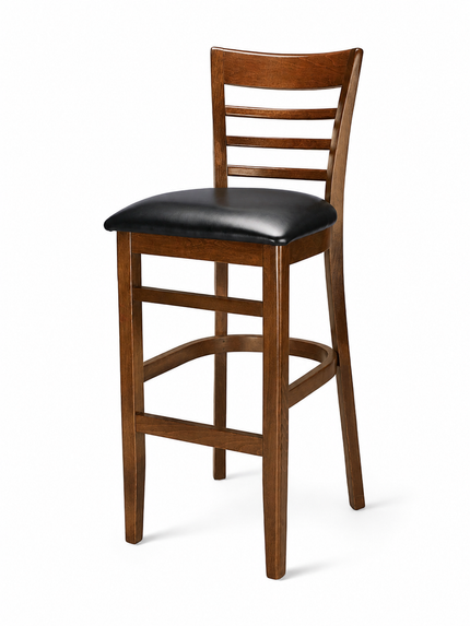 AMKO 2015P Restaurant Solid Wood Barstool