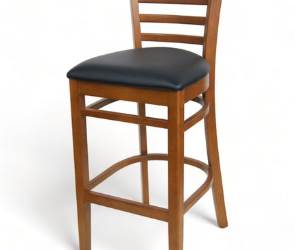 AMKO 2020P Restaurant Solid Wood Barstool