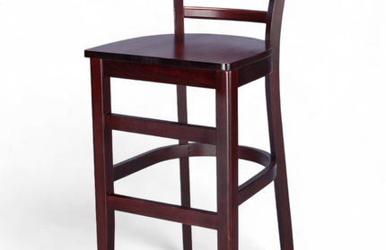AMKO 2020P Restaurant Solid Wood Barstool