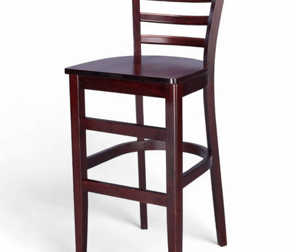 AMKO 2020P Restaurant Solid Wood Barstool