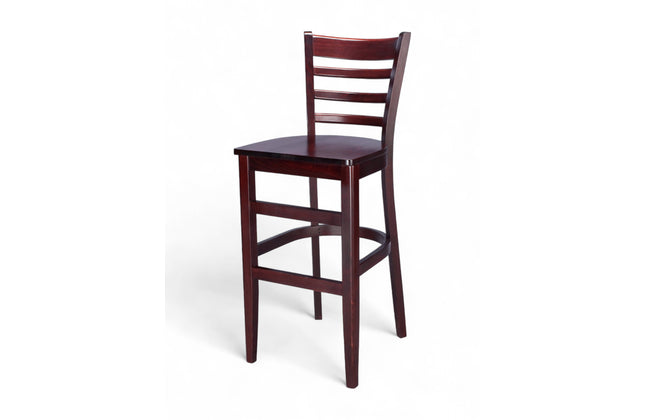 AMKO 2020P Restaurant Solid Wood Barstool