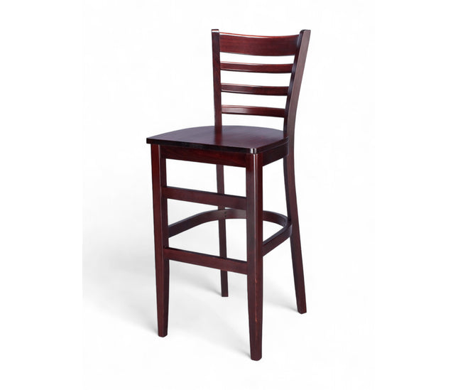 AMKO 2020P Restaurant Solid Wood Barstool