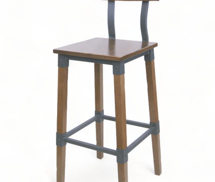 AMKO 236BS Metal Commercial Grade Restaurant Barstool