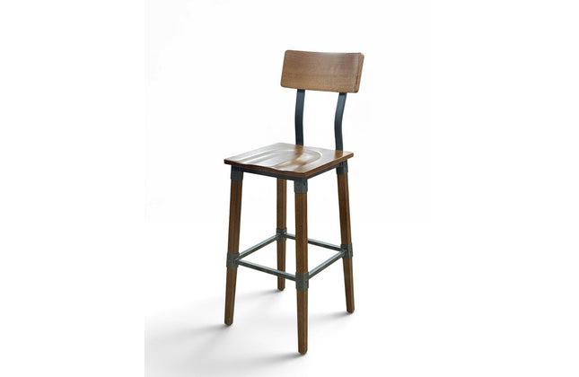 AMKO 236BS Metal Commercial Grade Restaurant Barstool