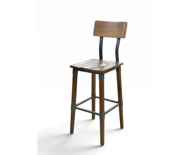 AMKO 236BS Metal Commercial Grade Restaurant Barstool