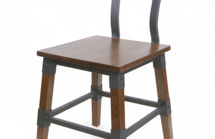 AMKO 236W Metal Commercial Grade Restaurant Chair
