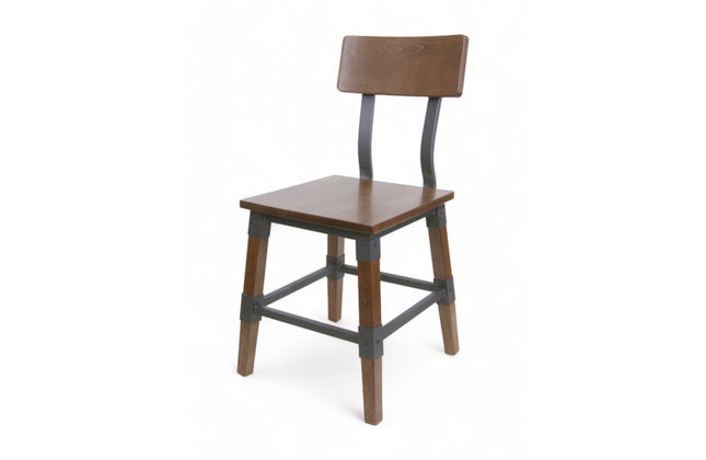 AMKO 236W Metal Commercial Grade Restaurant Chair