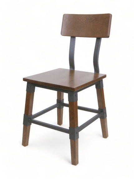 AMKO 236W Metal Commercial Grade Restaurant Chair
