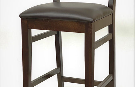 AMKO 2375P Restaurant Solid Wood Barstool