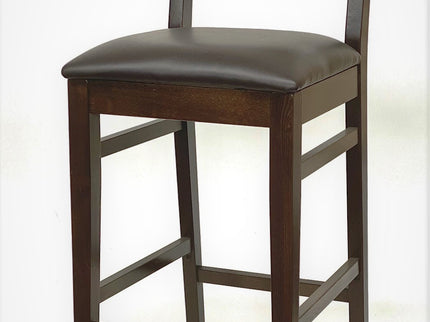 AMKO 2375P Restaurant Solid Wood Barstool