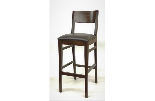 AMKO 2375P Restaurant Solid Wood Barstool