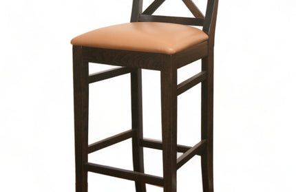 AMKO 2399P Restaurant Solid Wood Barstool