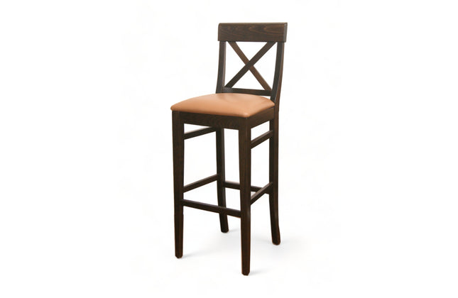AMKO 2399P Restaurant Solid Wood Barstool