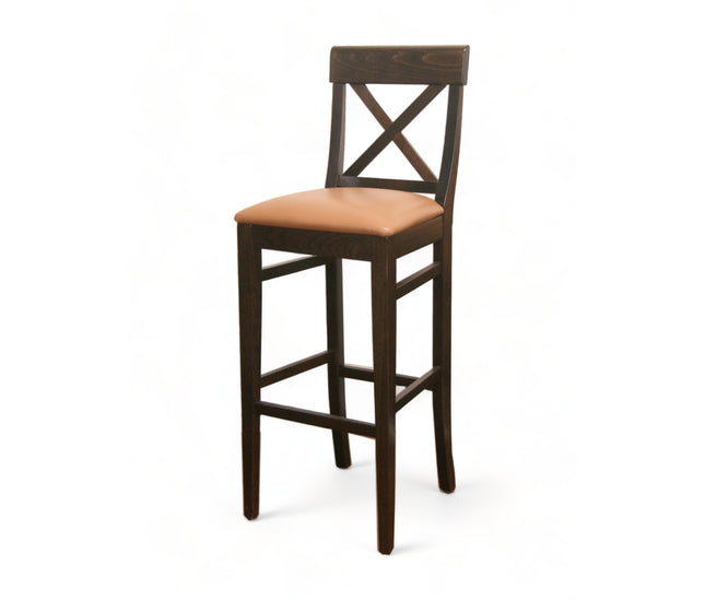 AMKO 2399P Restaurant Solid Wood Barstool