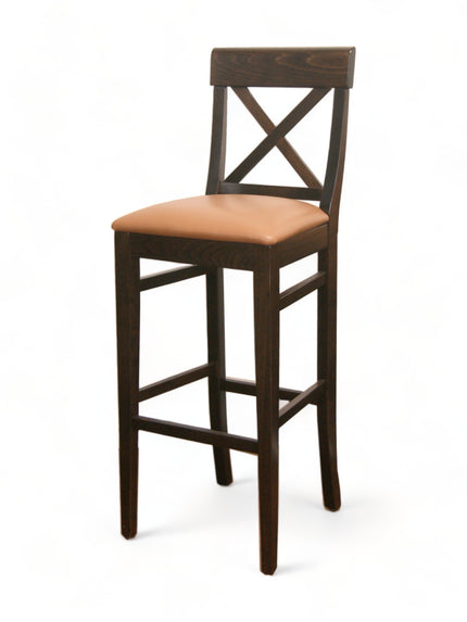 AMKO 2399P Restaurant Solid Wood Barstool