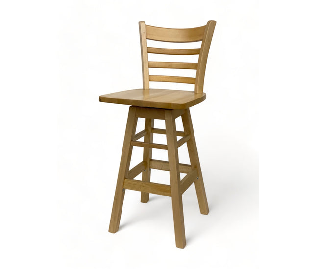 AMKO 2500sw Restaurant Solid Wood Barstool