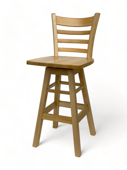 AMKO 2500sw Restaurant Solid Wood Barstool