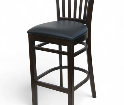 AMKO 2570P Restaurant Solid Wood Barstool