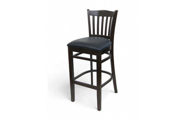 AMKO 2570P Restaurant Solid Wood Barstool