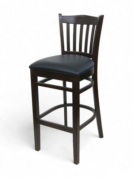 AMKO 2570P Restaurant Solid Wood Barstool
