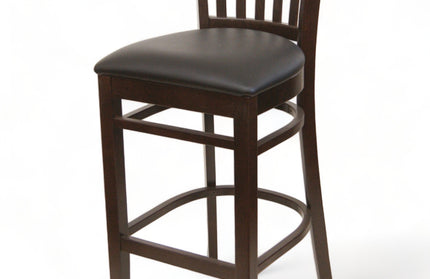 AMKO 2570P Restaurant Solid Wood Barstool