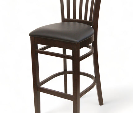 AMKO 2570P Restaurant Solid Wood Barstool