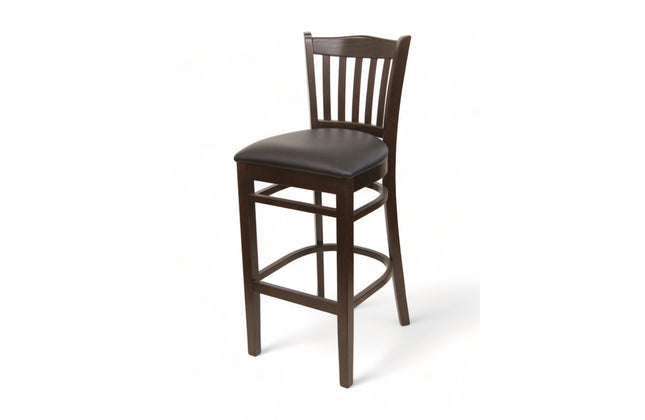 AMKO 2570P Restaurant Solid Wood Barstool