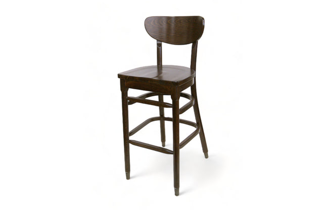 AMKO 2645 Restaurant Solid Wood Barstool