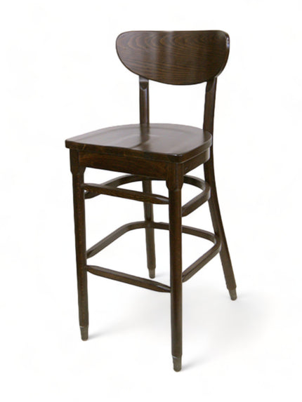 AMKO 2645 Restaurant Solid Wood Barstool