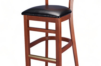 AMKO 2740P Restaurant Solid Wood Barstool