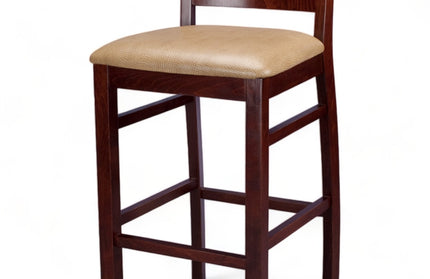 AMKO 2780P Restaurant Solid Wood Barstool