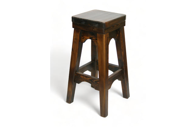 AMKO 2788 Restaurant Solid Wood Barstool
