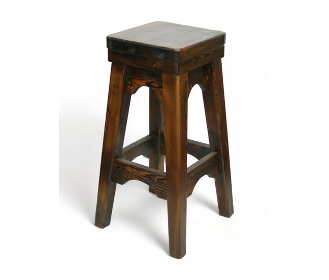 AMKO 2788 Restaurant Solid Wood Barstool