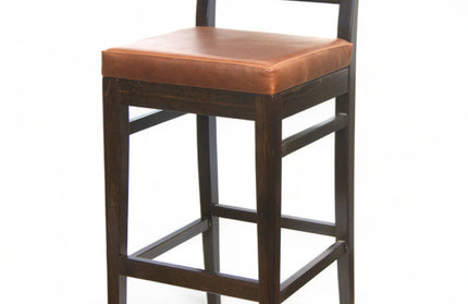 AMKO 2830P Restaurant Solid Wood Barstool