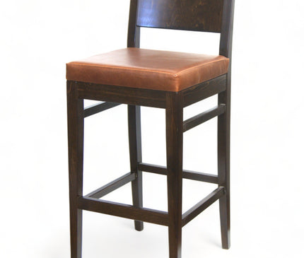 AMKO 2830P Restaurant Solid Wood Barstool