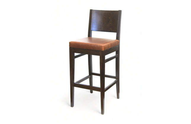 AMKO 2830P Restaurant Solid Wood Barstool