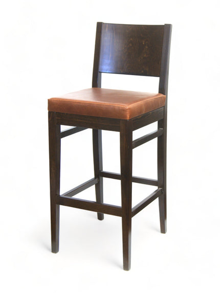 AMKO 2830P Restaurant Solid Wood Barstool